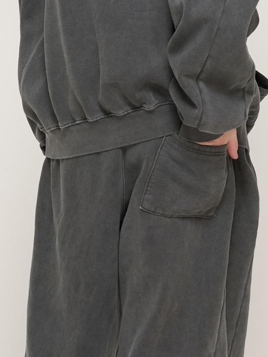 PIGMENT DYING TRAINING JOGGER PANTS (CHARCOAL)