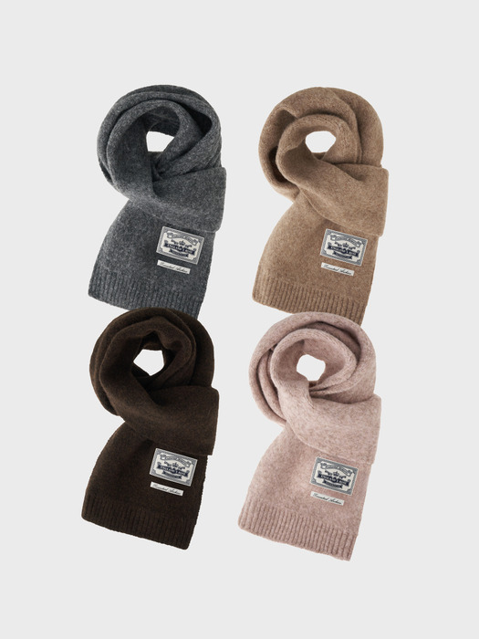 Mellow Knit Muffler - 4Color