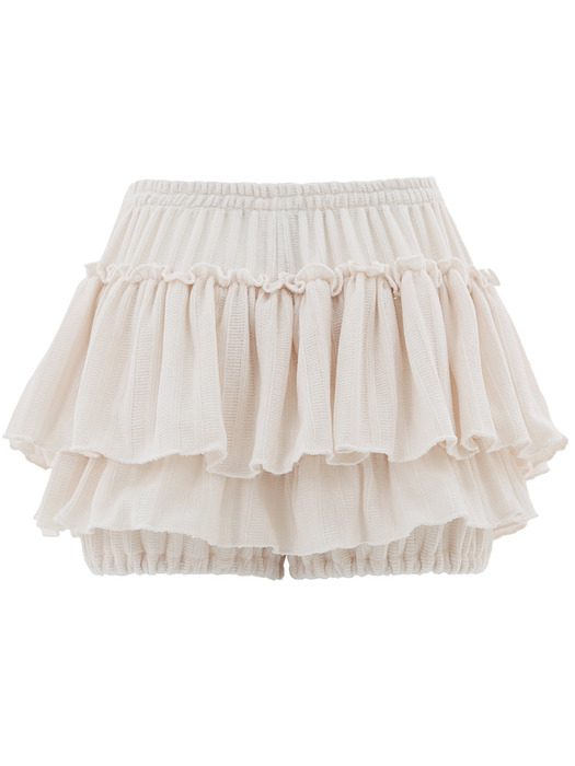 BUTTER SKIRT IN CREAM (니트 캉캉 스커트)