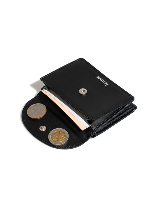 HALFMOON MINI WALLET - BLACK