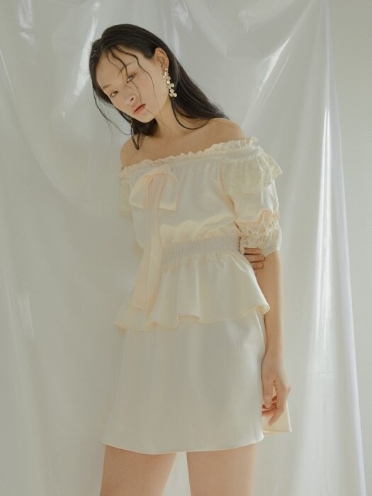 Rose Blanch Dress[Ivory]