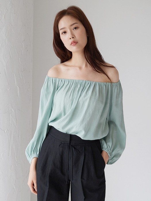 OFFSHOULDER TWO-WAY BLOUSE_MT
