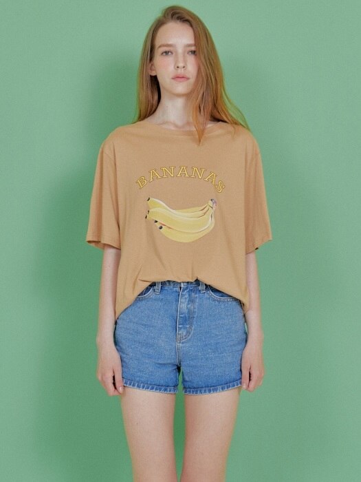 BANANAS T-SHIRT [BEIGE]