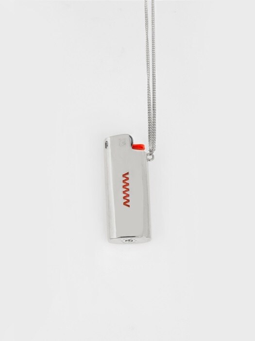 Lighter Case Necklace [ Silver ]