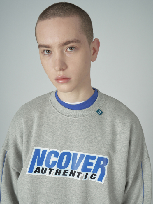 Authentic center sweatshirt-gray