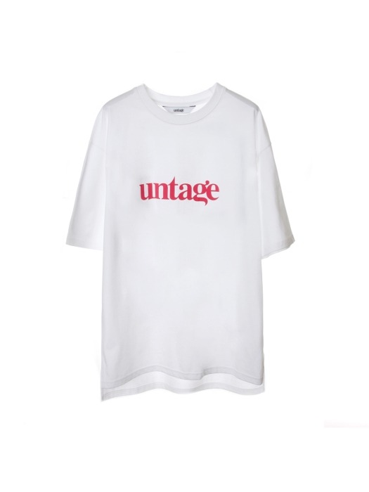 UTT-ST25 basic logo t-shirts[white(UNISEX)]