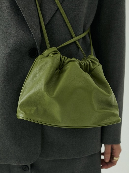 Marie leather bag olive khaki