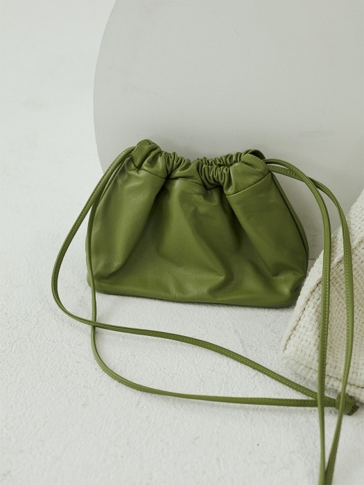 Marie leather bag olive khaki