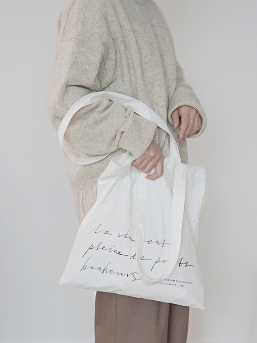 bonheurs bag S2 - white