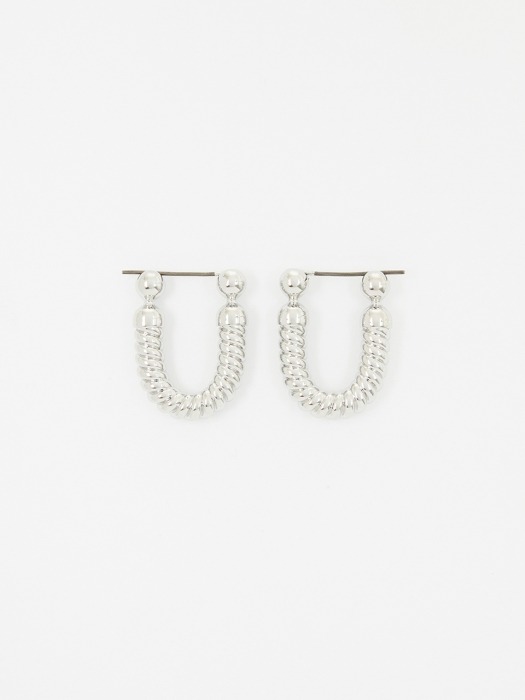 Twist Hoops_Silver