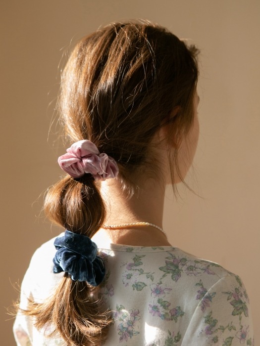 velvet scrunchie (6colors)