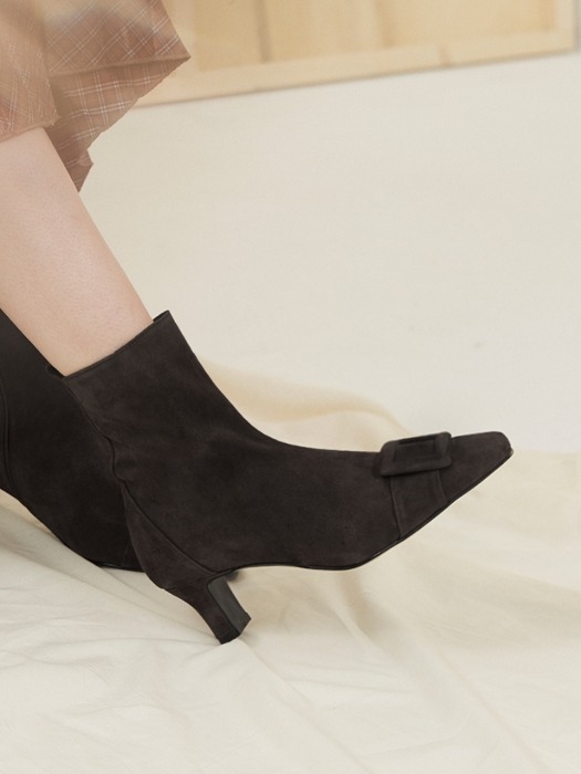 Samantha Suede Ankle Boots 5cm