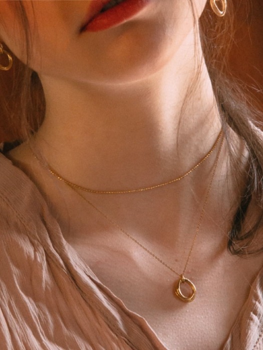butter ring necklace