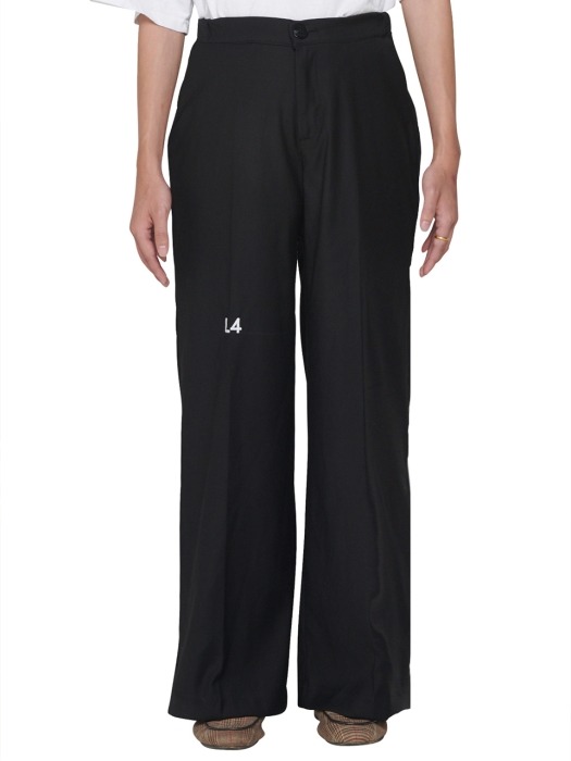 WE wide trousers (black)