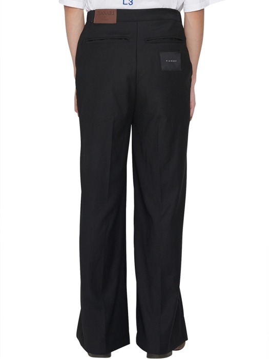 WE wide trousers (black)