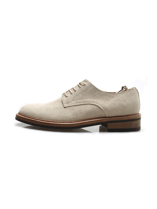 205 Suede derby shoes beige