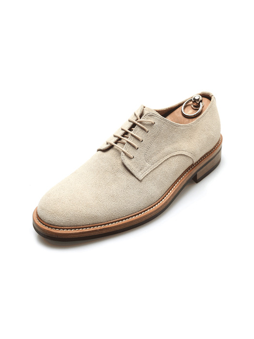 205 Suede derby shoes beige