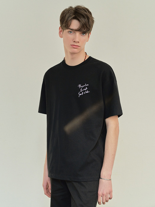 SURF CLUB T-SHIRT (BLACK)