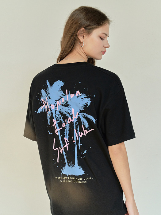 SURF CLUB T-SHIRT (BLACK)