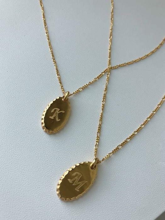 Gold Emma Initial Necklace