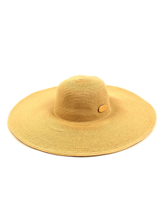 Long Beige Wire Cloche Hat GD 여름페도라