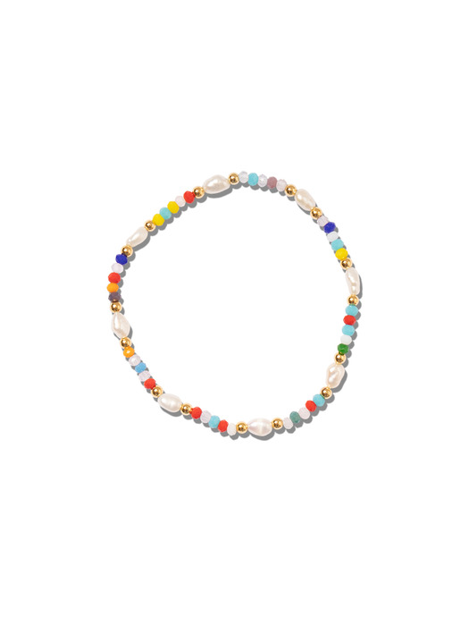 Color pearl bracelet