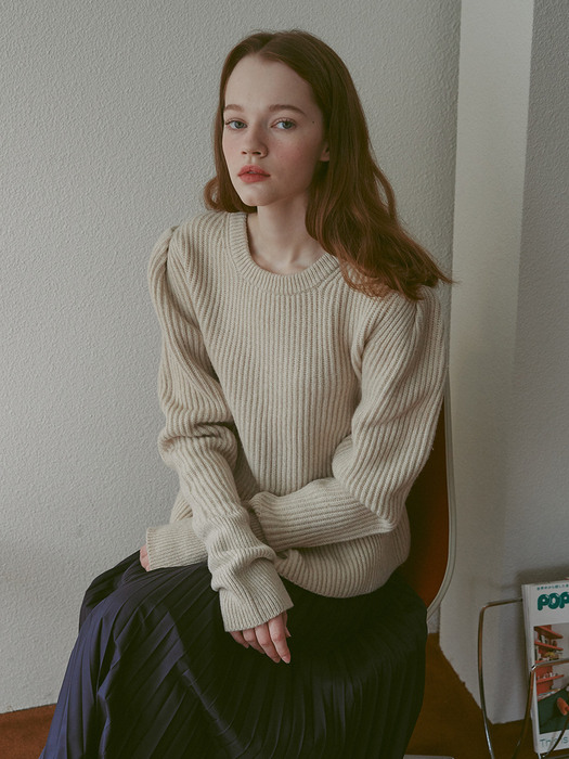 Alice Peplum Wool Sweater_4Color