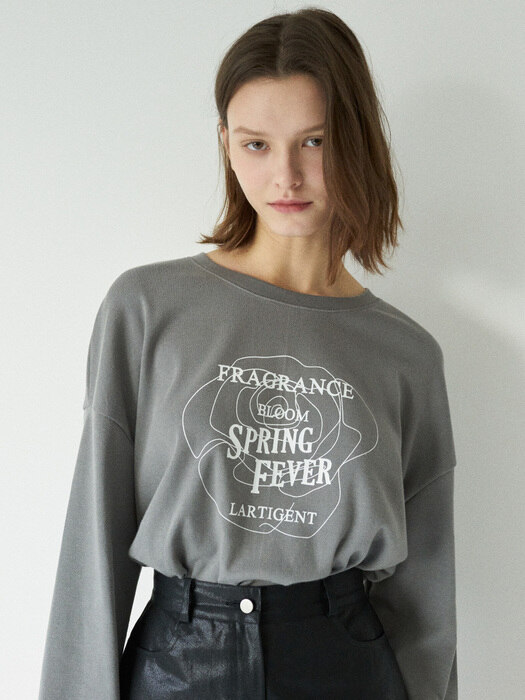 LM SPRING T-SHIRT(CHARCOAL)