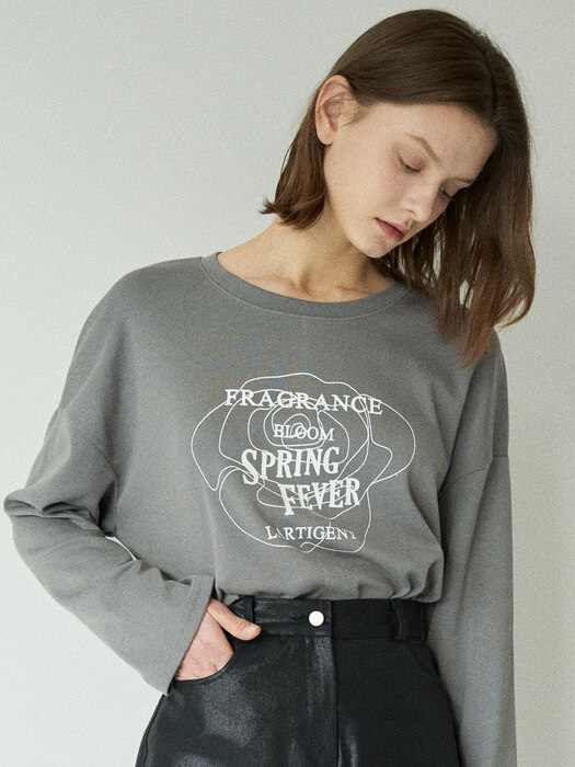LM SPRING T-SHIRT(CHARCOAL)