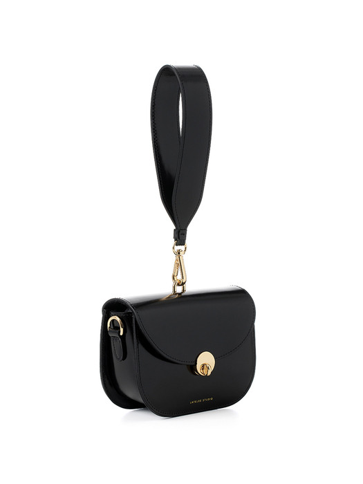 MINI SADDLE BAG, Patent Black