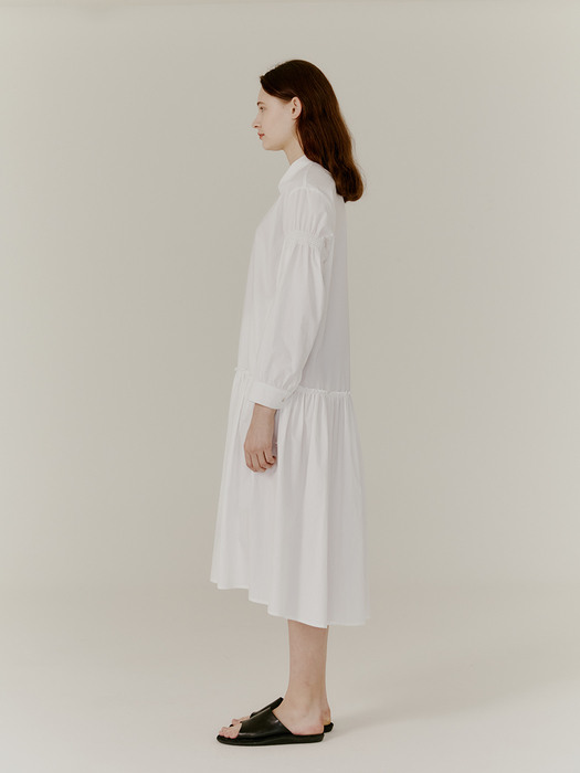Saison Shirt Dress - Optic White Cotton