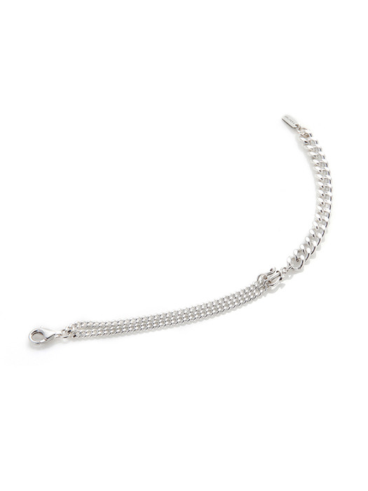 Trident half Chain Bracelet_C026