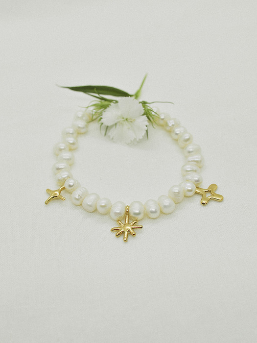 Pearl Glitter Bracelet