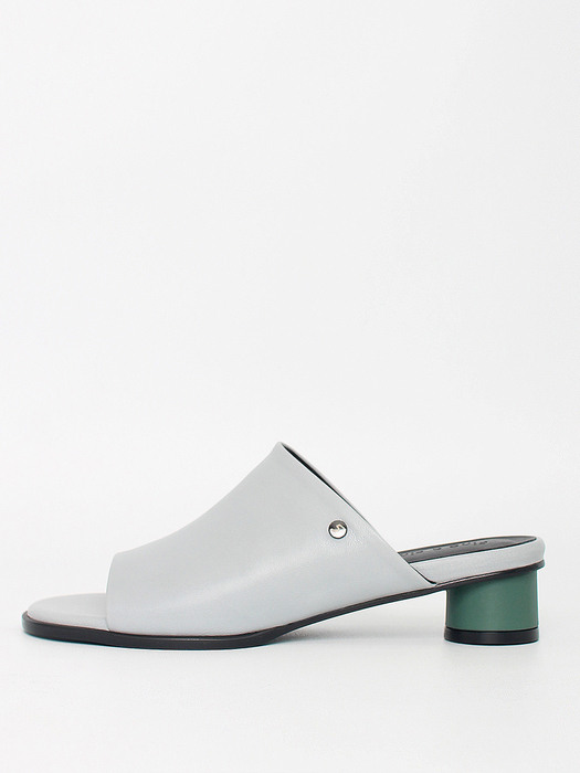 round toe low slippers_skyblue