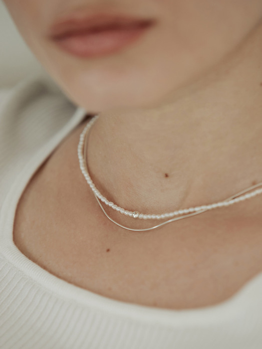 Silver Silky Necklace