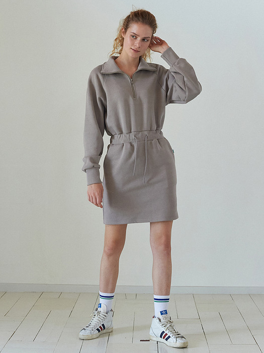 스웻 원피스 Sweat One-piece_Beige