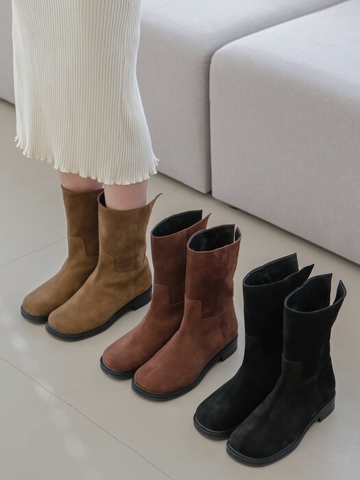 Mono Ankle Boots 모노 가죽 앵클 부츠_6colors