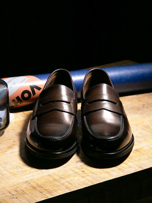 Ruka Brown Penny Loafer #0002