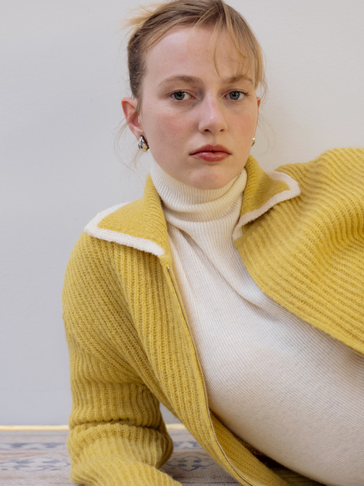 Alpaca Wool Knit_Yellow