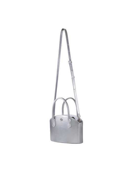 joony bag - crinkle silver