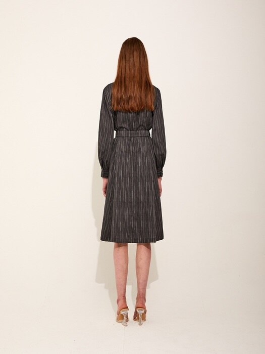 Andrea Flare dress [Grey]