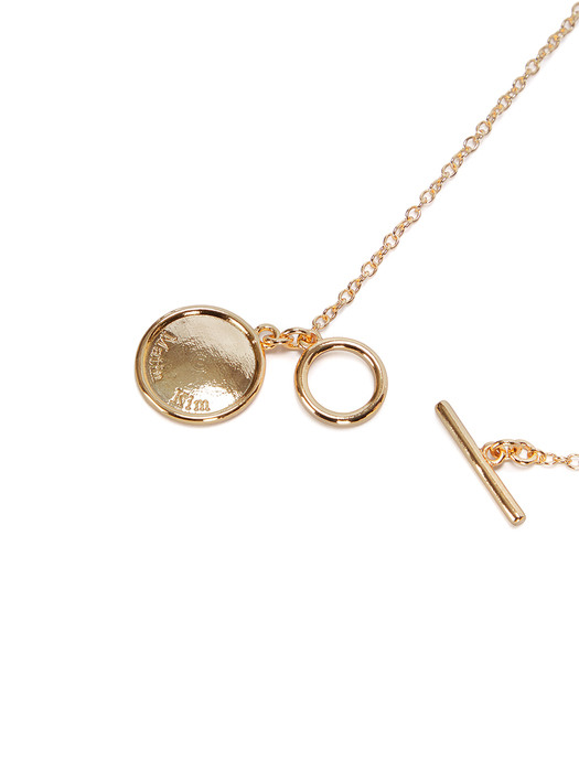 ROULETTE PENDANT NECKLACE IN GOLD