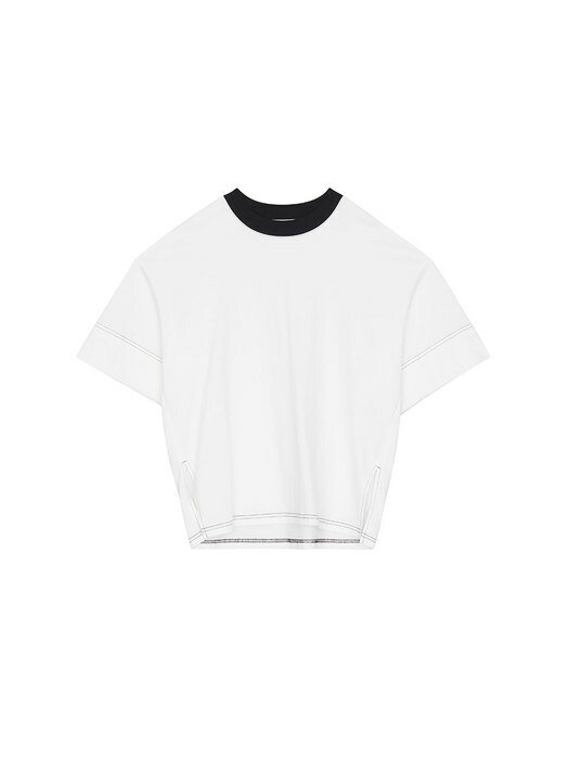 22SN COLOR POINT CREW NECK T-SHIRTS