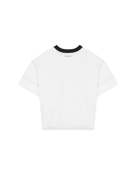 22SN COLOR POINT CREW NECK T-SHIRTS