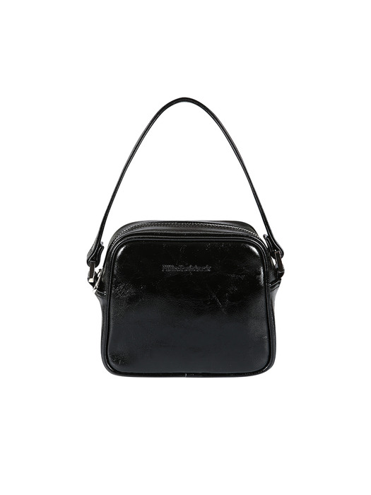 Trapezoid Mini Tote Bag (black)