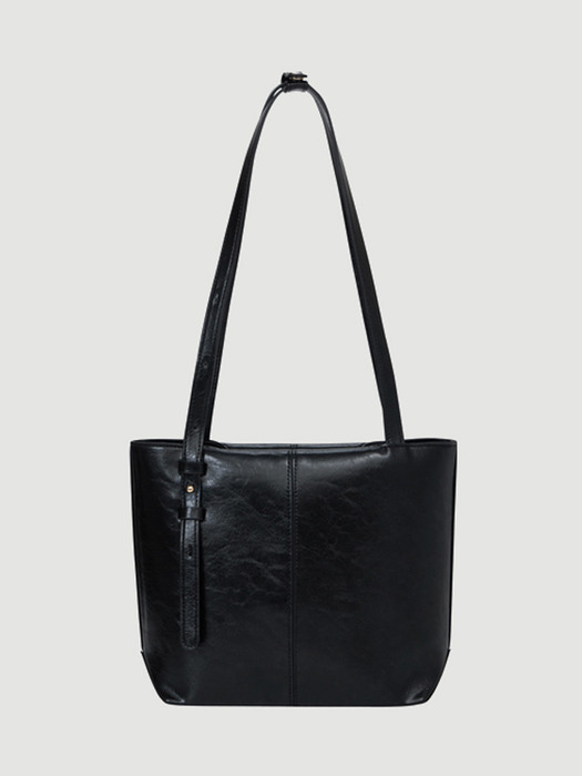 line bag - wrinkle black