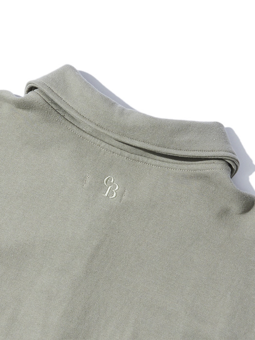 [x LE2]Half Zip-up Sweatshirt(Cotton ver.)(2 colors)