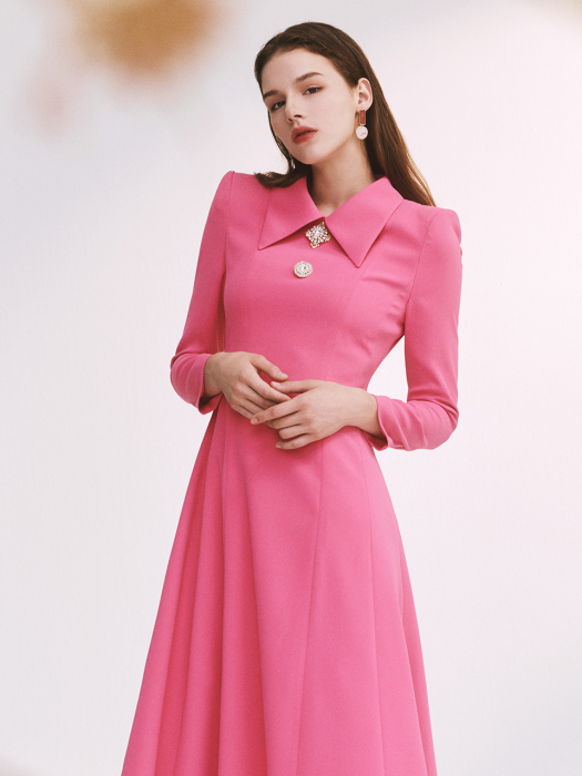 Ruby / Semi Slim Fit Flare Dress