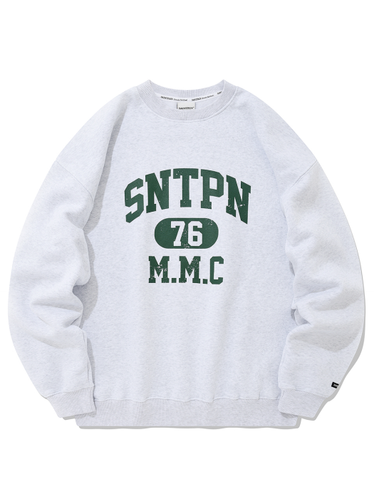 SP SNTPN LOGO CREWNECK-ASH MELANGE