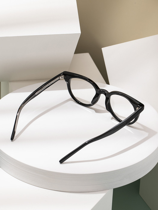 RECLOW E525 BLACK GLASS 안경